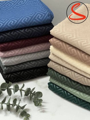 روسری کریشه نخ ورساچه 5 کد C25326