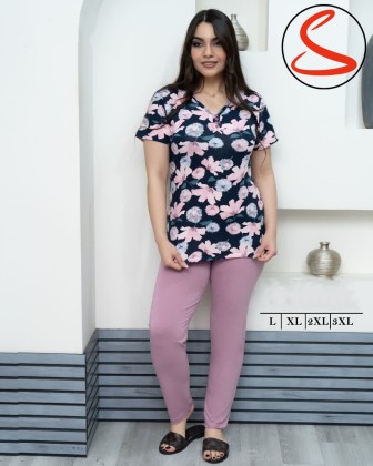 بلوز و شلوار خانگی 3XL کدS25508