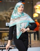 روسری ابریشم توییل کد C23485