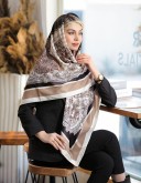 روسری نخی سیا اسکارف کد C23674