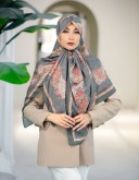 روسری نخی سیا اسکارف طوسی کد C24297