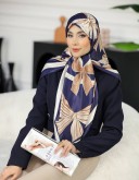 روسری نخی طرح پاپیون کد C24507