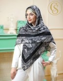 روسری نخی سیا اسکارف طوسی کد C24675