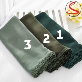 روسری نخ کریشه سبز کد C24801